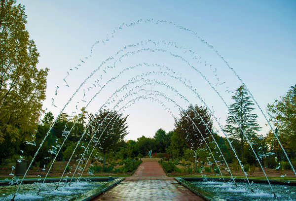 Perennial Gardens Arch Fountain by Amanda Moss Photography