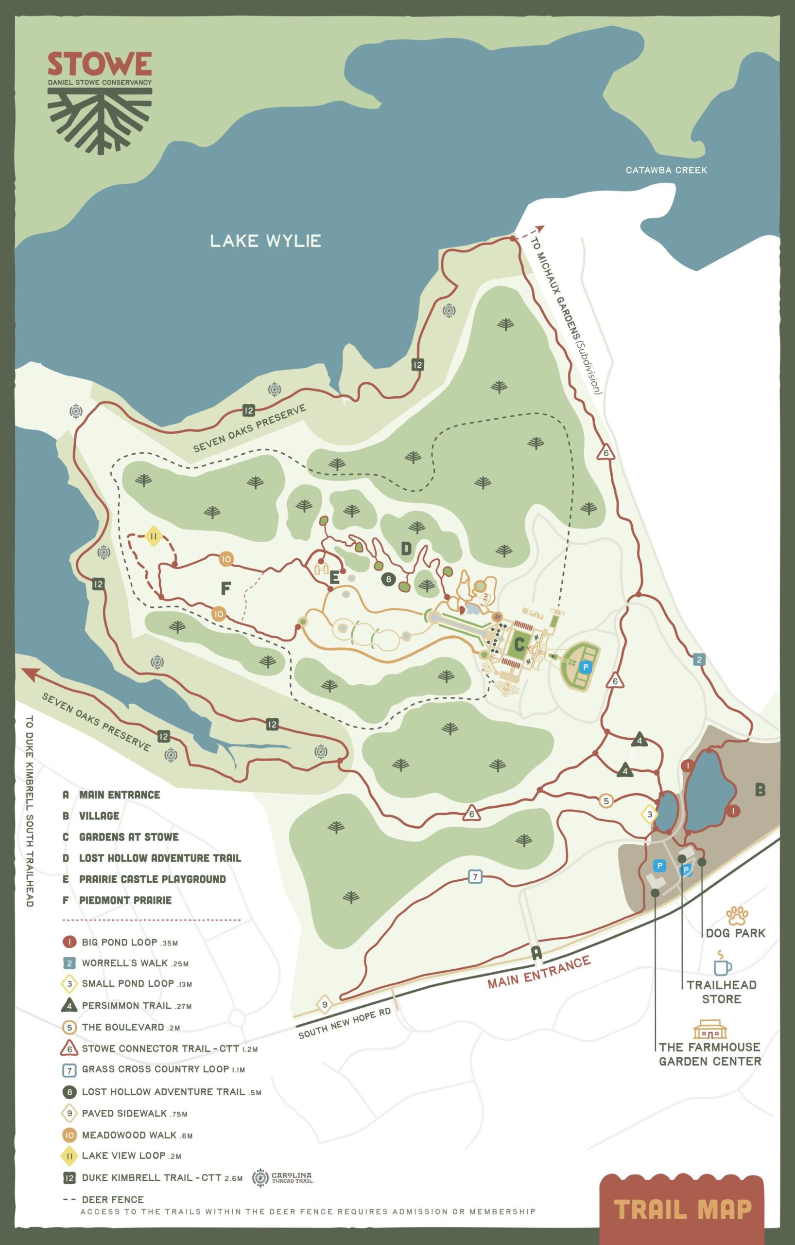 Stowe Trail Map
